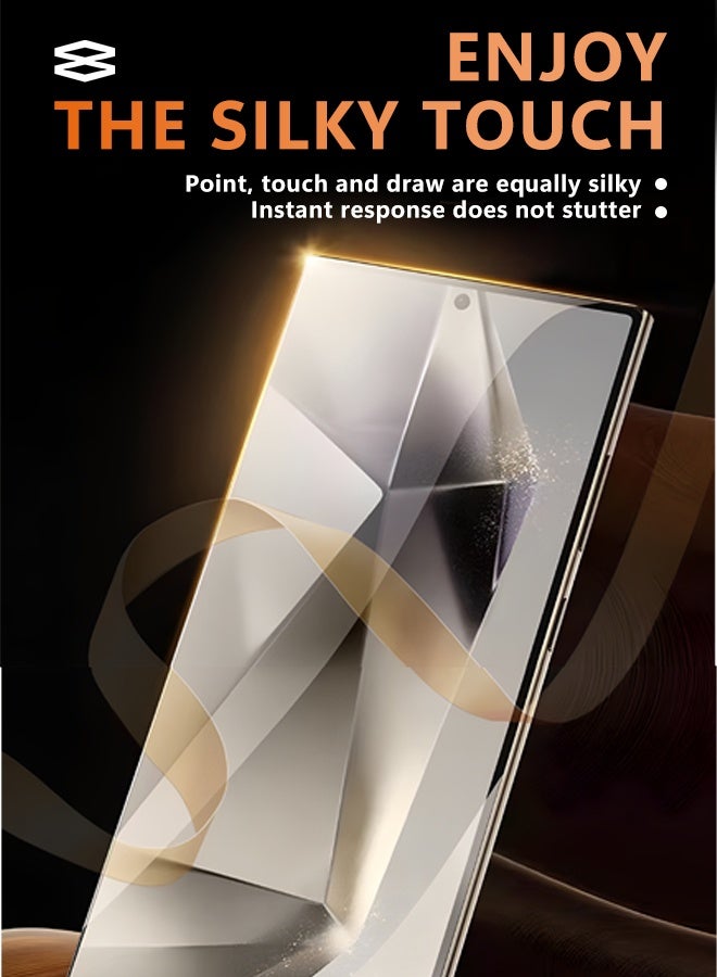 WAEKIL Samsung Galaxy S24 Ultra Screen Protector 2-Pack, Includes Lens Protector, HD Clear Protective Film for 6.8-inch S24 Ultra, 3D Curved Upgrade, Easy Installation, Military-Grade Protection, Case-Friendly - Image 5